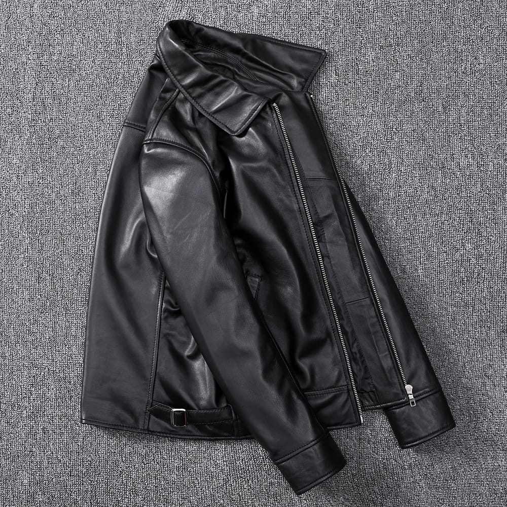 Keeza Men's Premuim Black Leather Jacket - Image 5